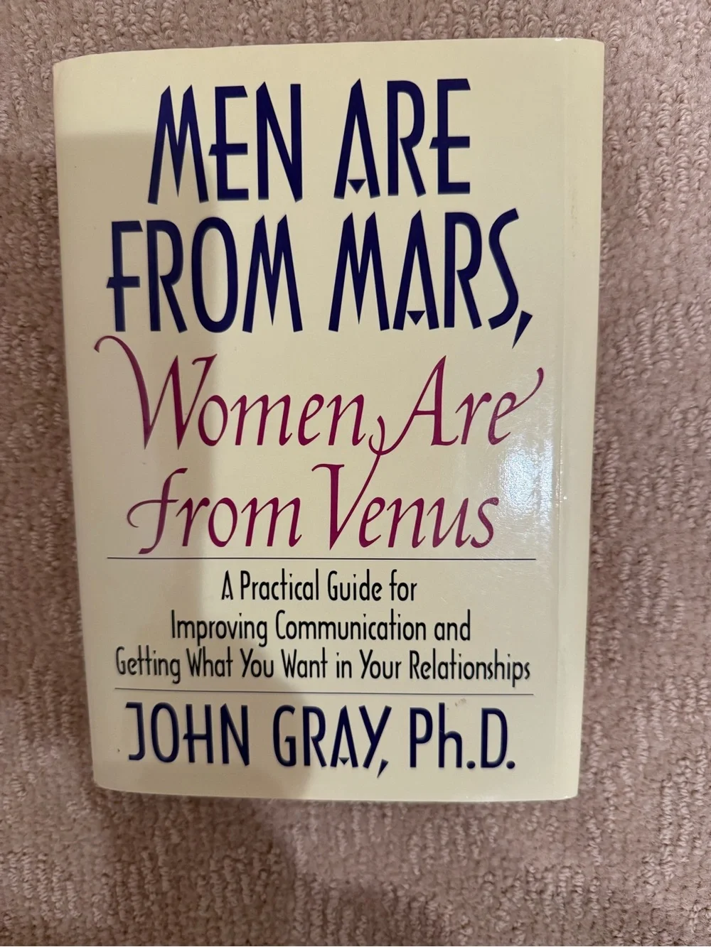 Men are from Mars, Women Are From Venus Hardback Book by John Gray PH.D. Vinted